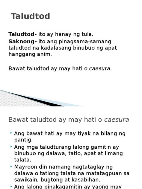 taludtod in english|Homepage .